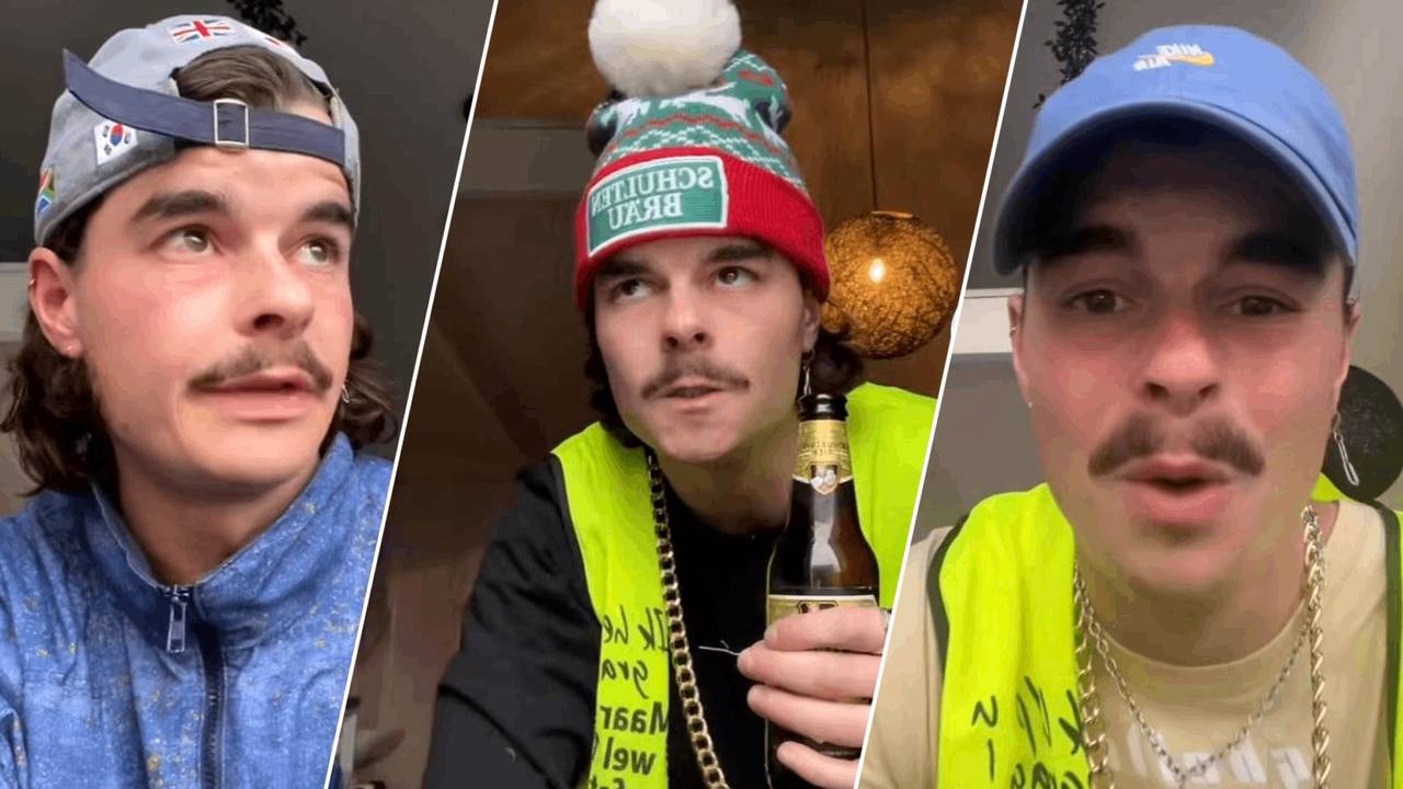 De video's van Stijn Roovers worden veel bekeken op TikTok (beeld: @stinnavids)