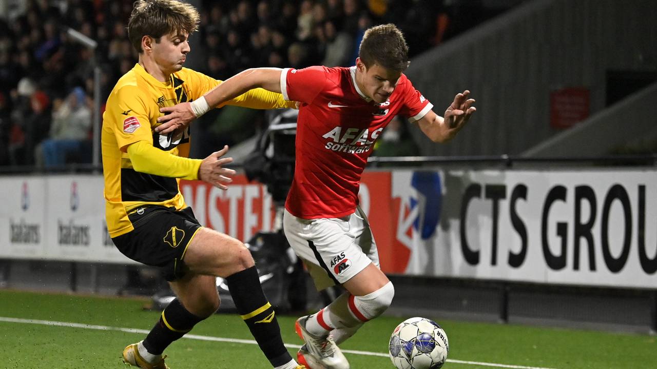 NAC nam het in Almaar op tegen Jong AZ. Foto: Patrick Goosen/Orange Pictures