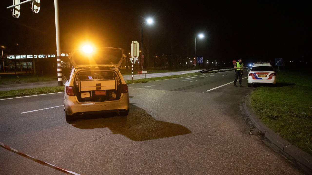 De afrit die werd afgezet (foto: Christian Traets/SQ Vision Mediaprodukties).