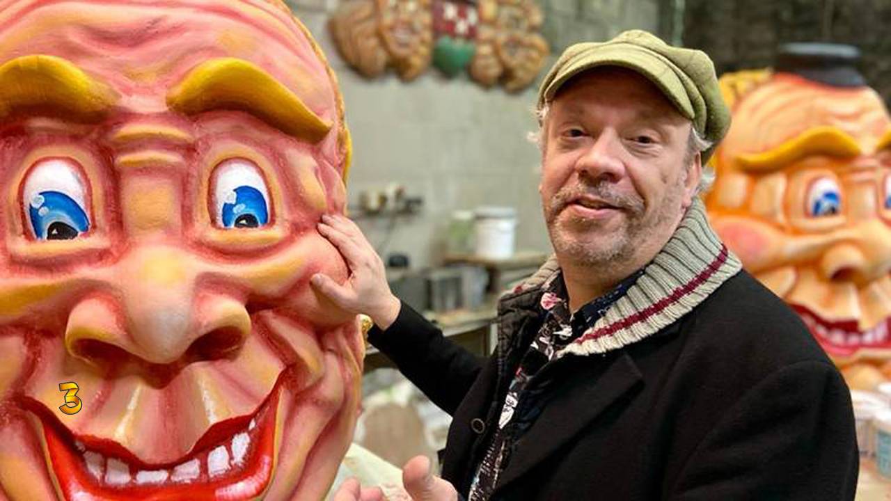 Eric Elich bij een typisch Bergse kop (foto: Erik Peeters).