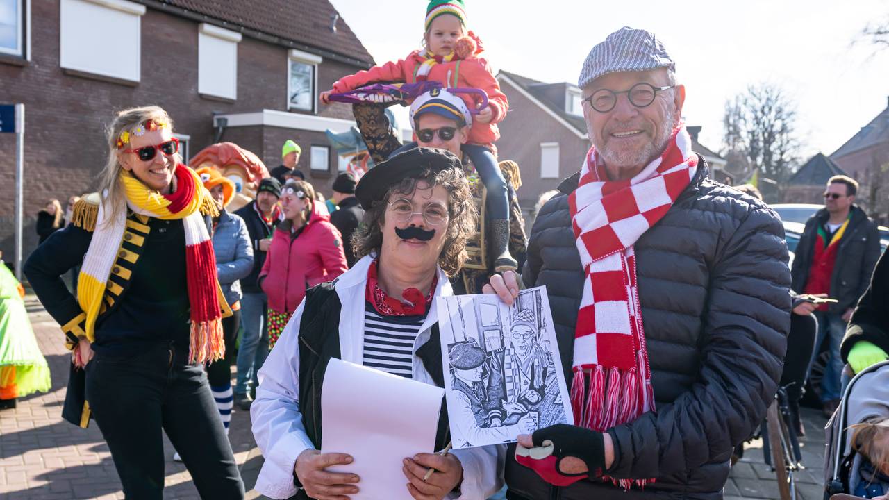 In de optocht van Slikgat (foto: Maric Media)
