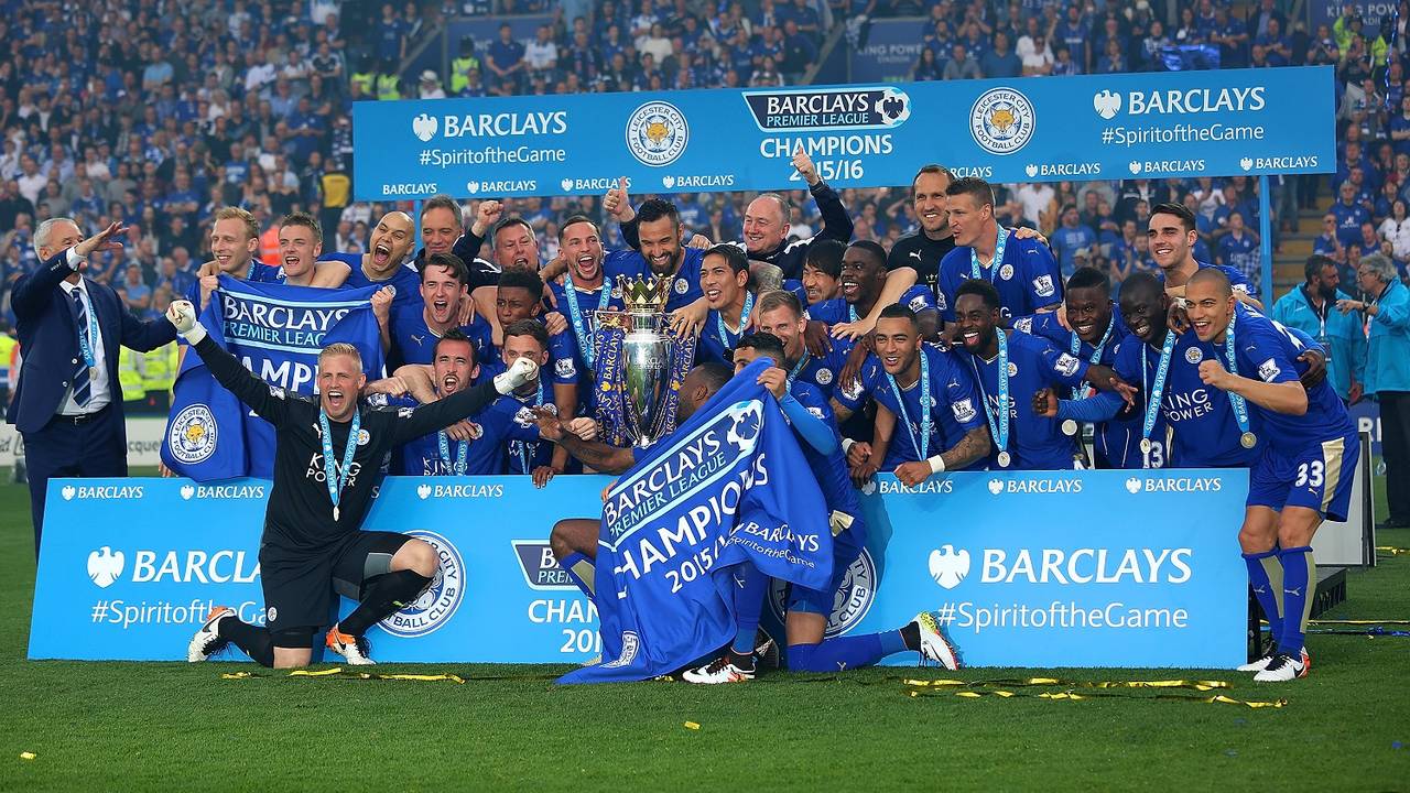 Leicester City werd in 2016 kampioen van de Premier League (Foto: OrangePictures).