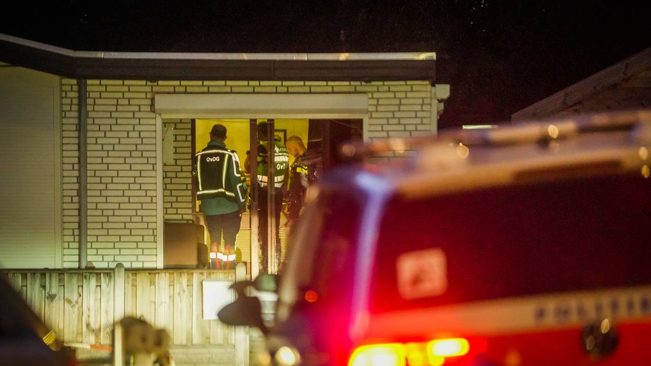 Steekpartij bij woonhuis aan Oude Doornakkerweg Eindhoven (foto: SQ Vision).