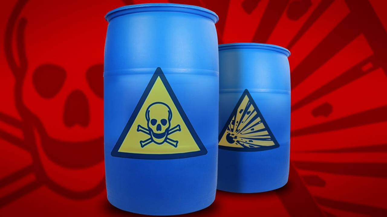 Een drugslab is een gevaarlijke plek