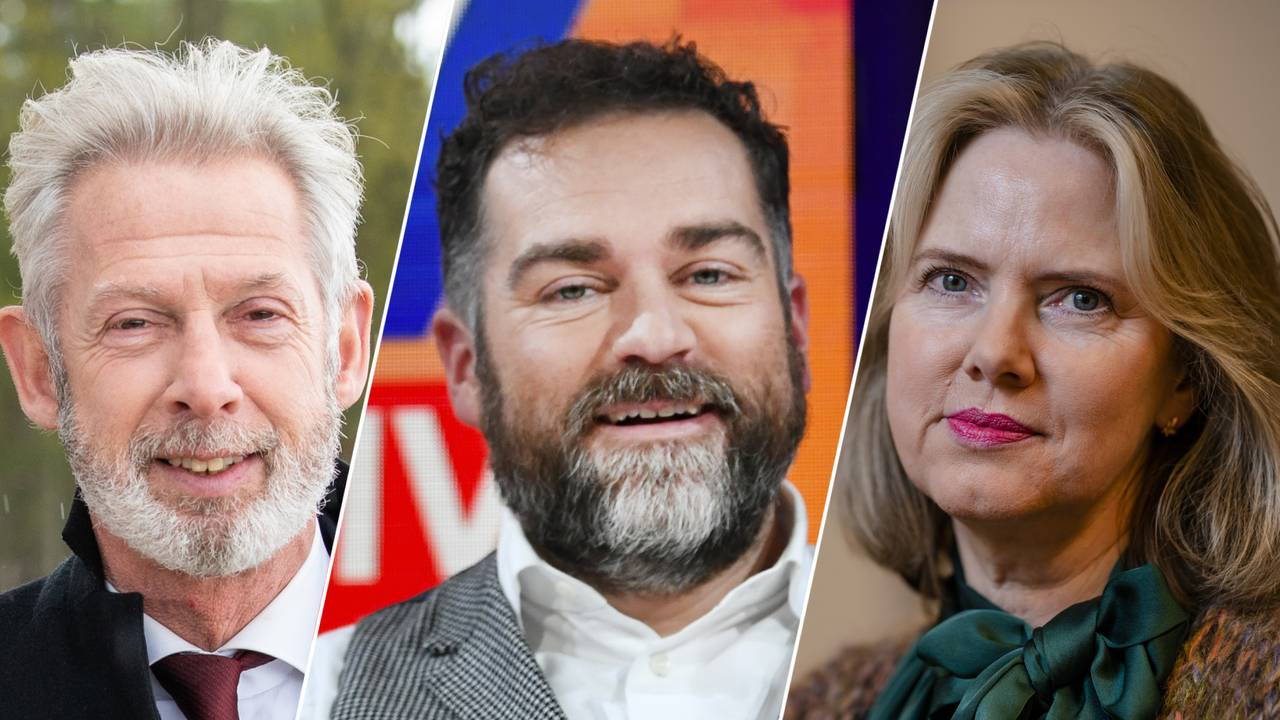 Onno Hoes, Klaas Dijkhoff en Cora van Nieuwenhuizen (foto: ANP).