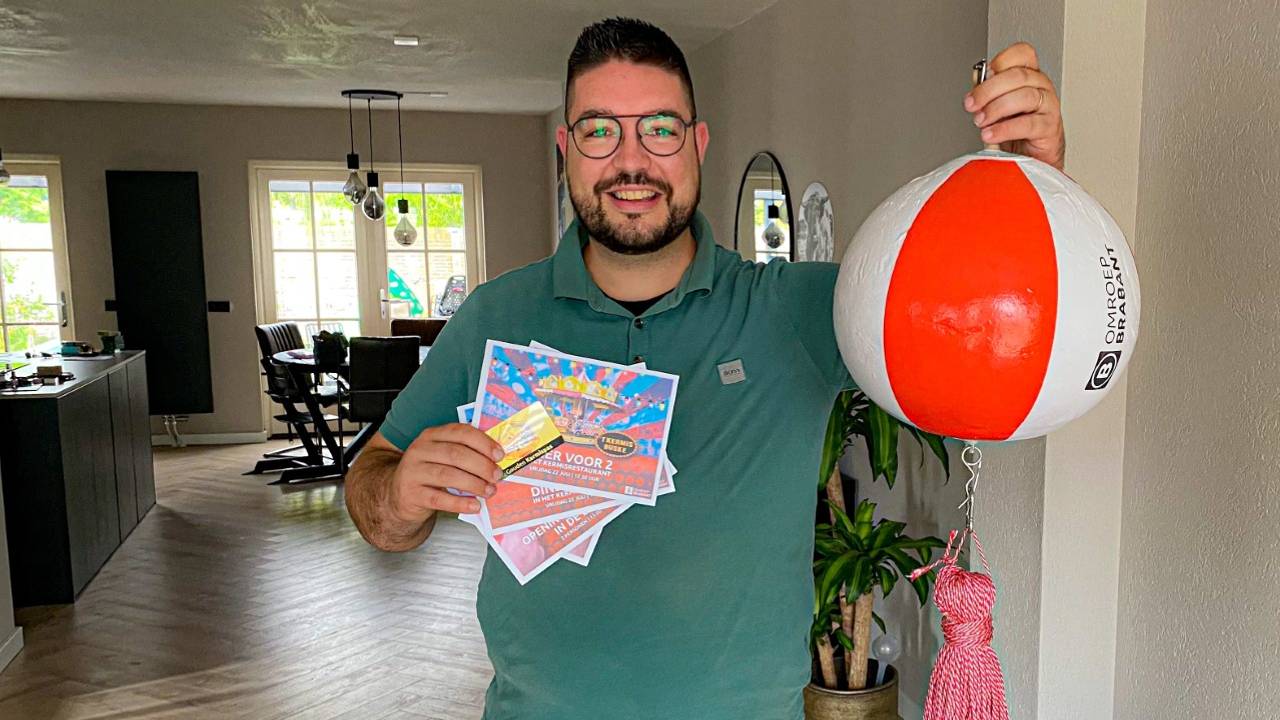 Thom Jansen uit Tilburg is de winnaar van de Gouden Kermispas.