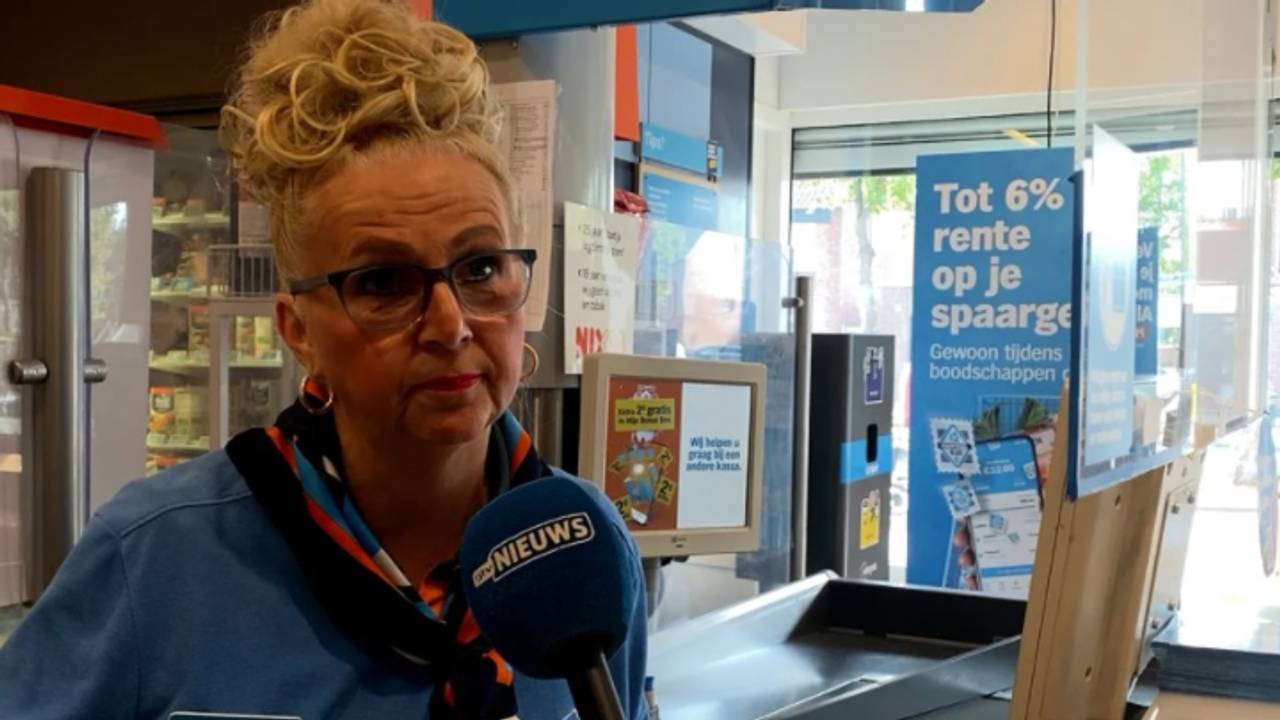 Kassière Jeannie (foto: DTV nieuws).