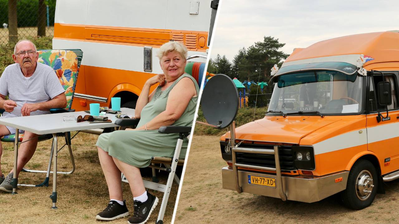 Ko bouwde een oude bestelbus om tot camper.