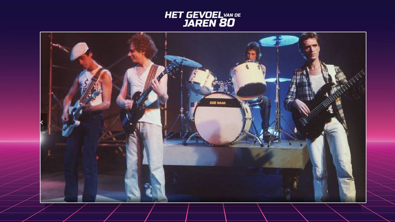 Doe Maar in de jaren tachtig (foto: ANP).