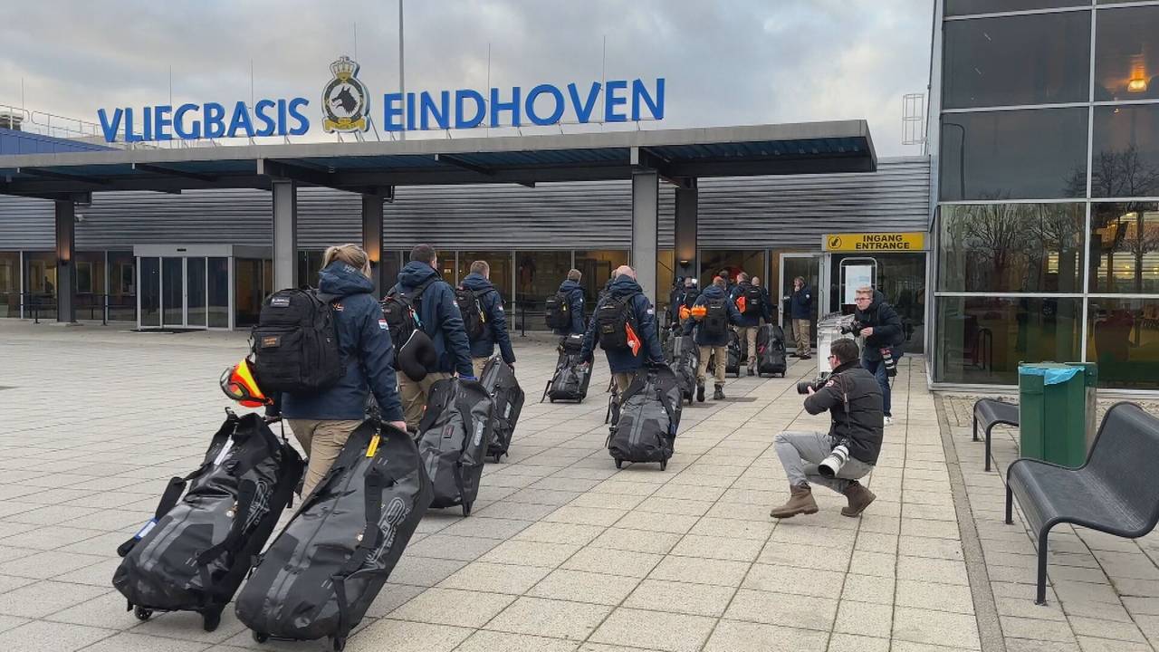 Het team is inmiddels vertrokken vanuit Eindhoven.