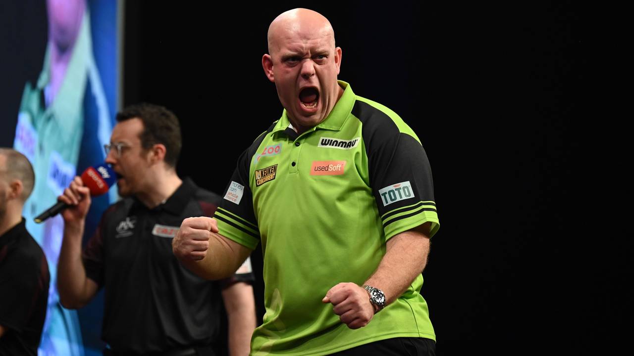 Michael van Gerwen in Hildesheim (foto: PDC).