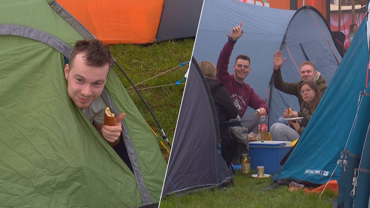 Kampeerders op Paaspop (foto: Omroep Brabant)
