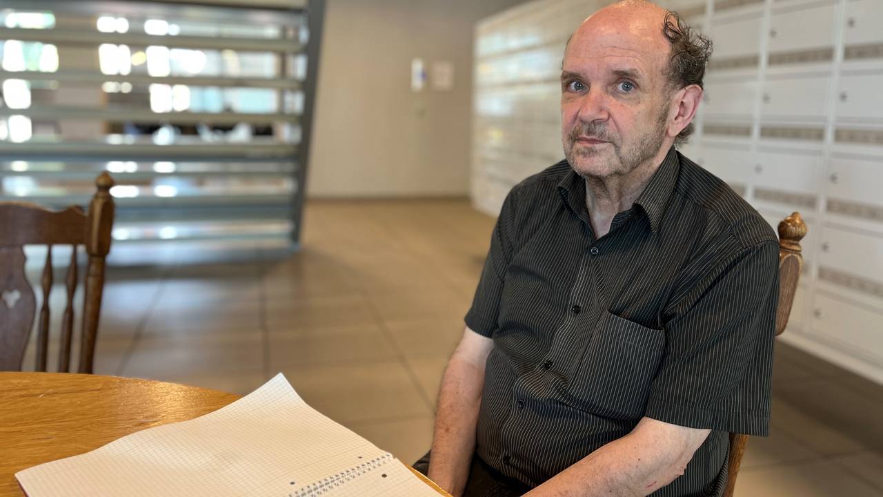 Gert Regterschot is vanaf nu dakloos (foto: Omroep Brabant).