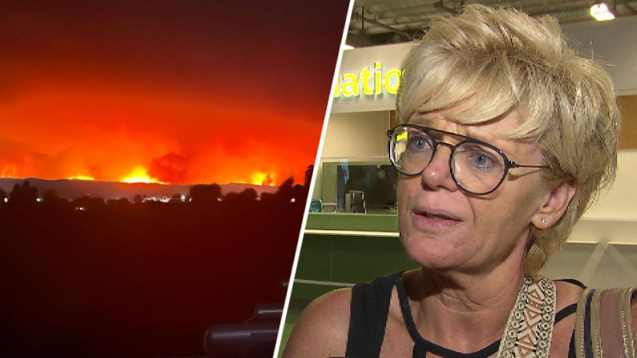 Monique zag het vuur oplaaien (foto links: privéfoto, foto rechts: Omroep Brabant).