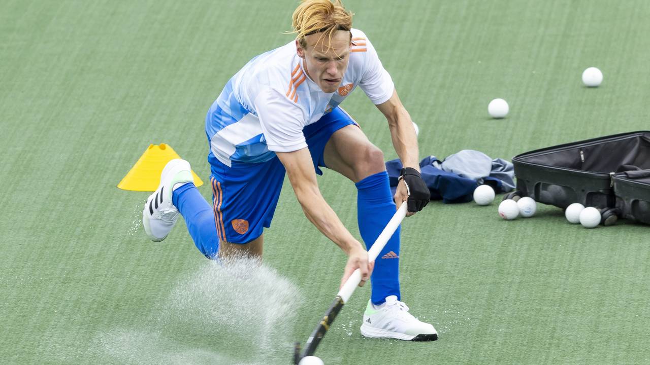Joep van Mol tijdens een training van Oranje. (Foto: ANP / Hollandse Hoogte / Willem Vernes)