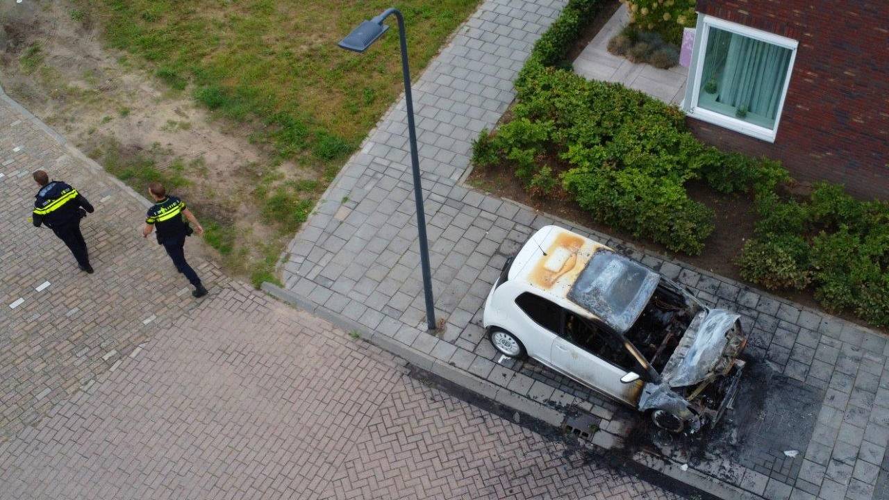 Foto van de aanslag in Nuland