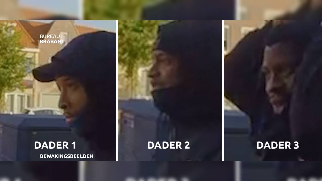 De daders van de poging tot overval (foto: Bureau Brabant).