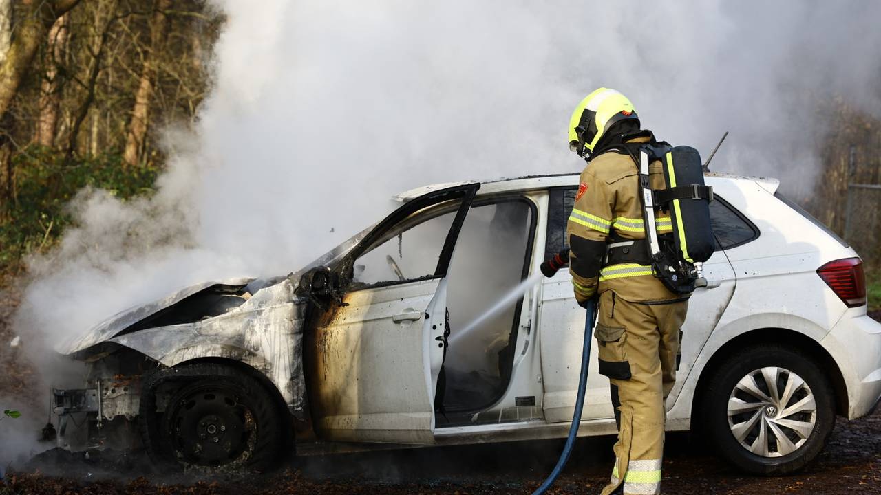 De brandweer had het vuur snel onder controle (foto: SK-Media)