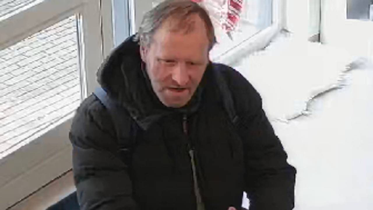 De verdachte in de kapsalon (foto: politie).