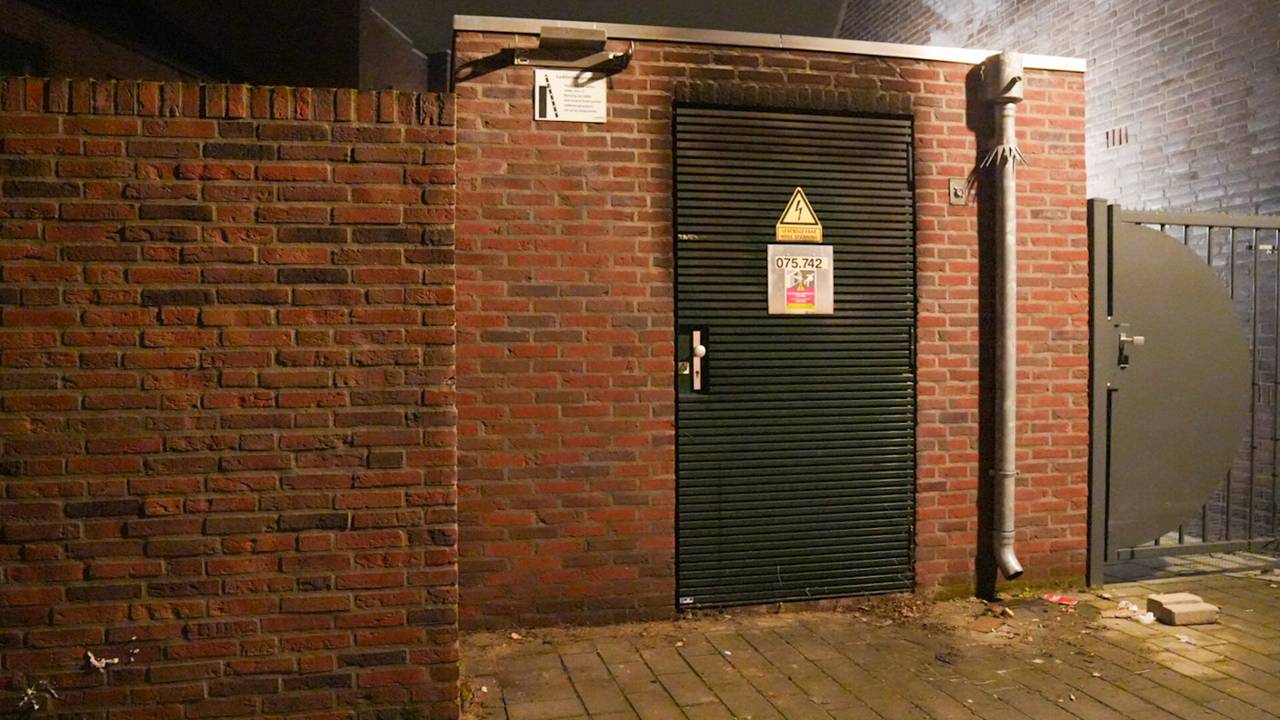 De brand in het huisje (foto: SQ Vision).