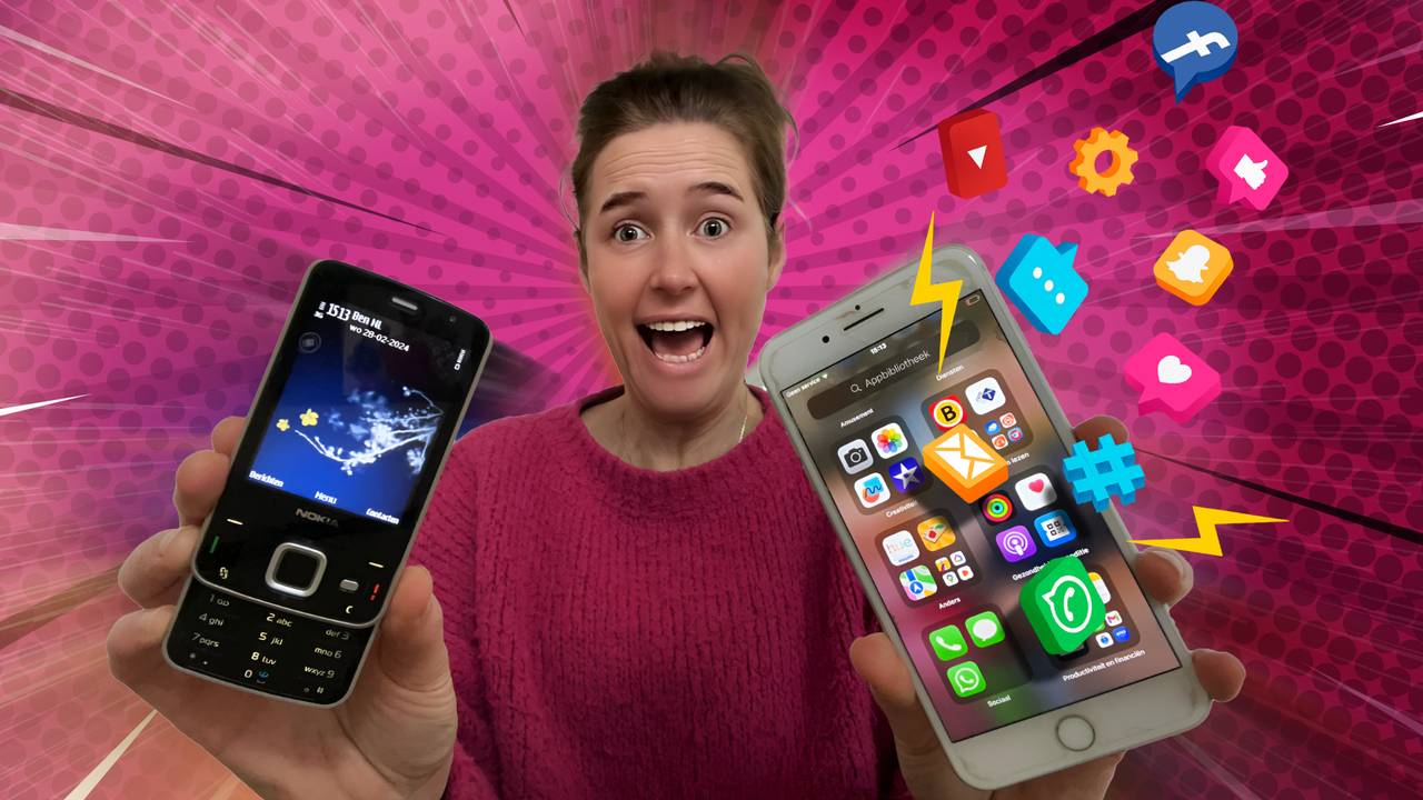 Lobke deed vier weken haar smartphone de deur uit (beeld: Omroep Brabant)