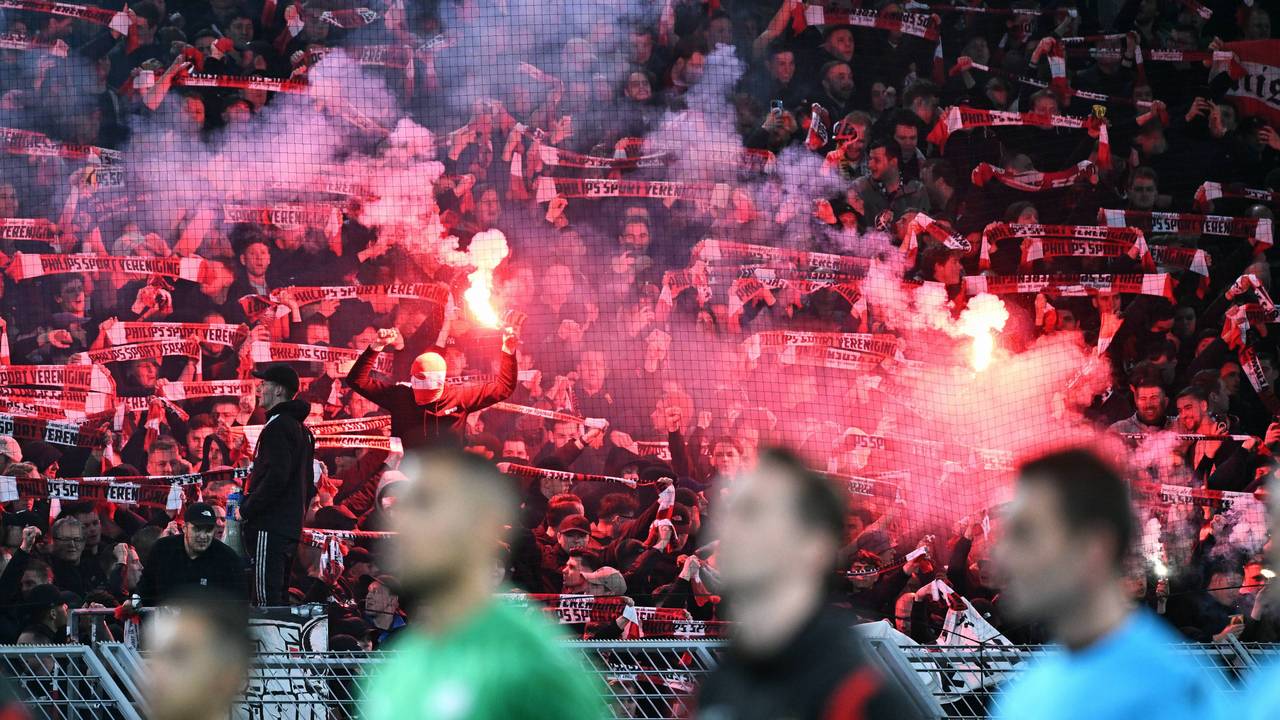 PSV-supporters (Archieffoto).