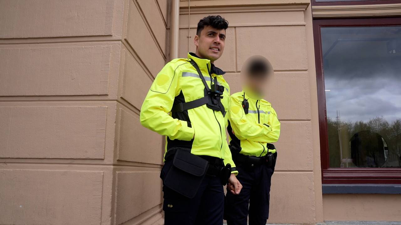 Darshan in zijn NS-uniform (foto: Darshan Boerema)