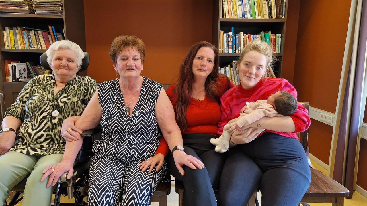 Baby Emily heeft drie oma
