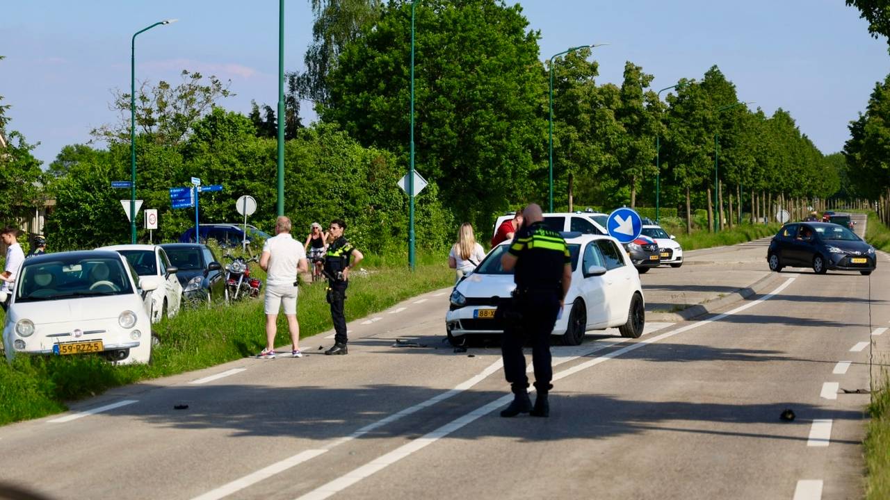 De Heerstraat na het ongeval (foto: SK-Media).