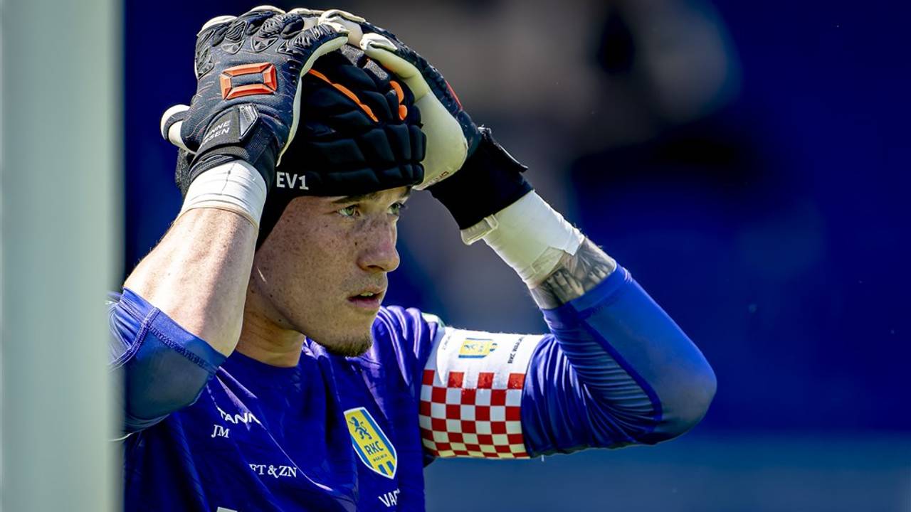 Etienne Vaessen tijdens een wedstrijd van RKC (archieffoto: Marcel van Dorst / Eye4Images).