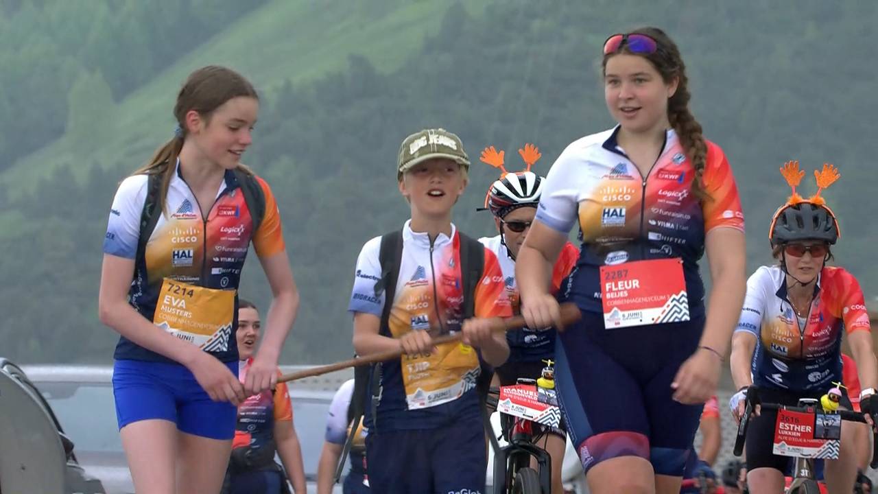 Steeds meer jeugd doet mee aan de Alpe d'HuZes.