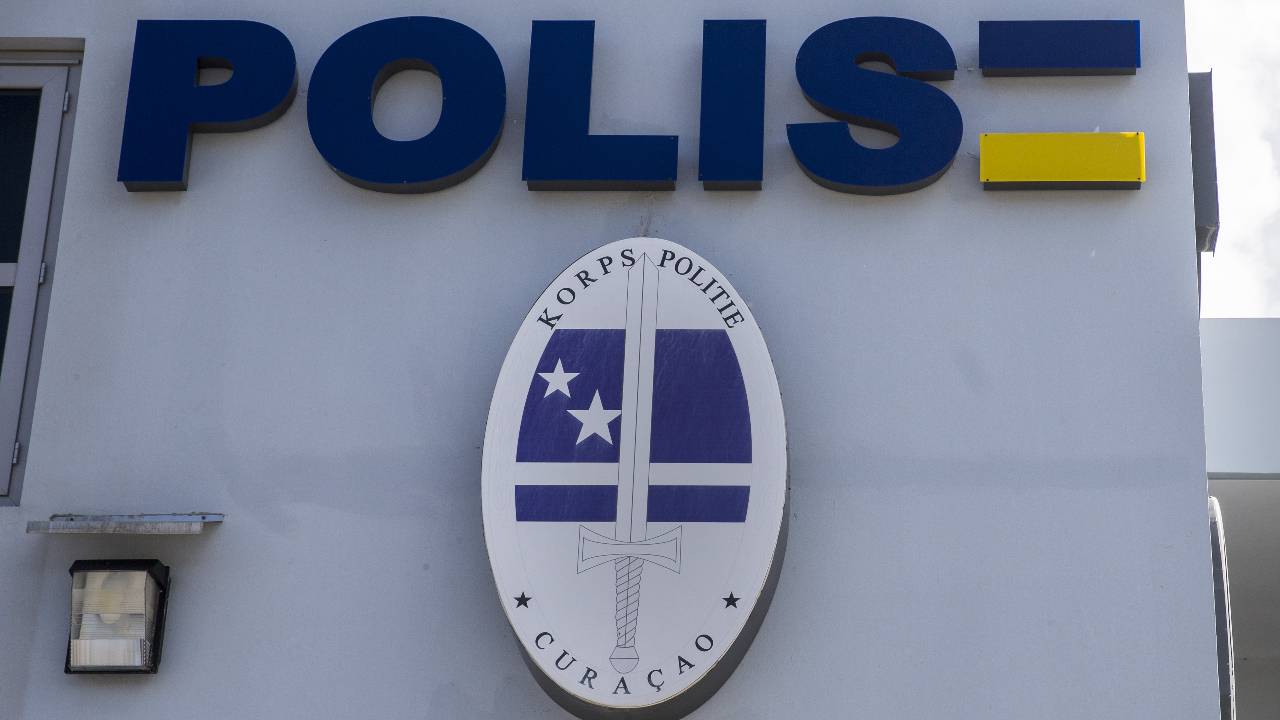 Logo van het korps politie van Curaçao (foto: ANP).