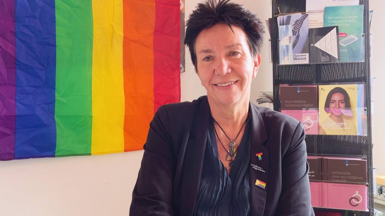 Anne Marie is voorzitter van het COC Tilburg-Breda (foto: Ista van Galen).