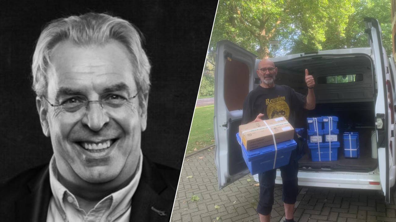 Bert-Jan (links) laat zich omscholen tot buschauffeur en William (rechts) werkt als medicijnbezorger (privéfoto's).