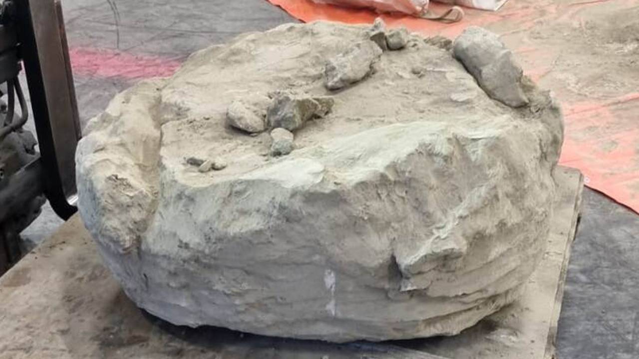 Het Mexicaanse zand waarin de methamfetamine was verstopt (foto: Openbaar Ministerie).