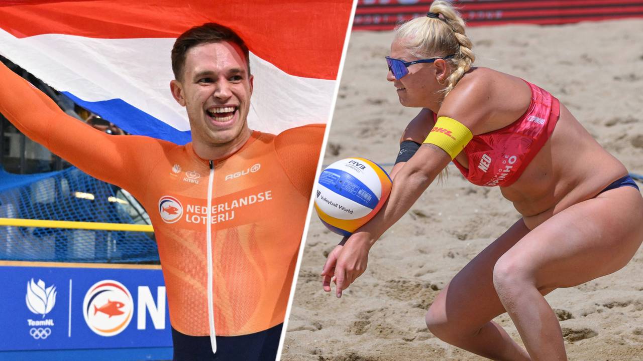 Harrie Lavreysen en Raisa Schoon (foto: ANP).