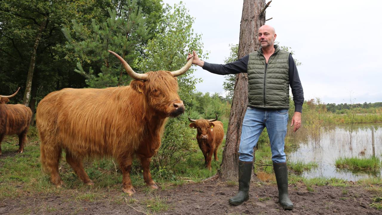 Veehouder Leon Moonen (foto: Lobke Kapteijns).