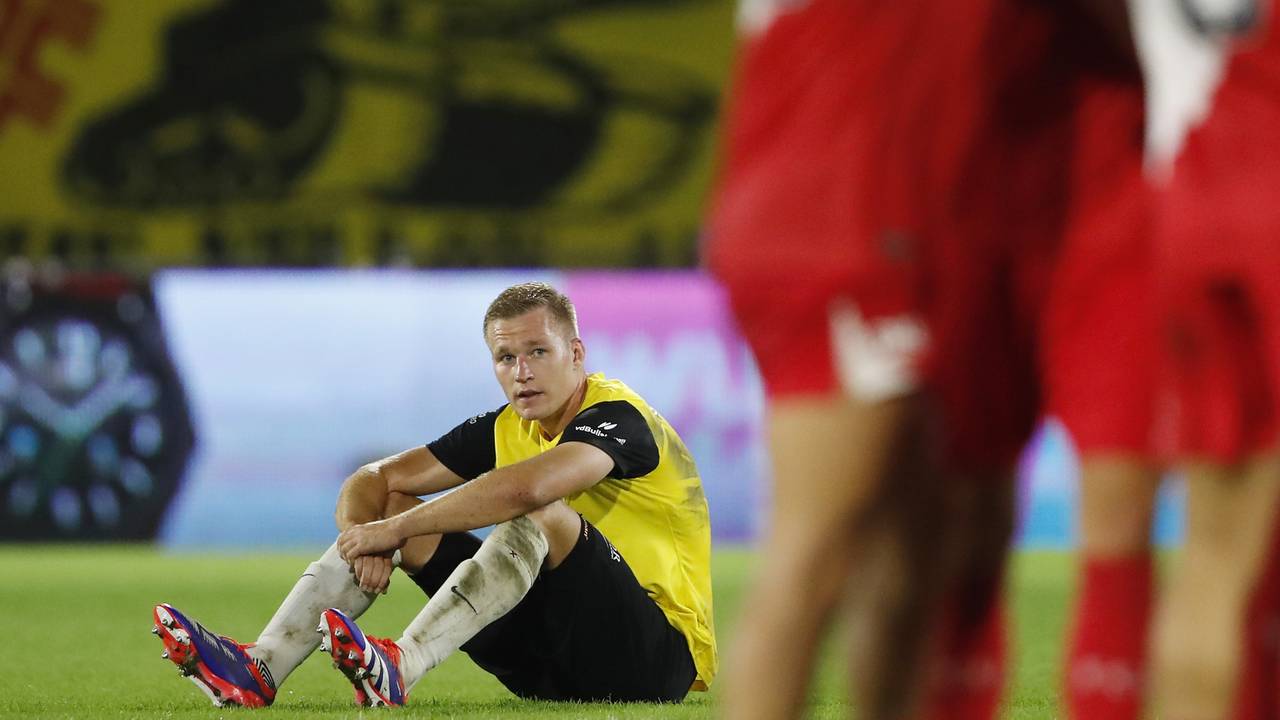 Boy Kemper baalt van het eindresultaat (foto: ANP).