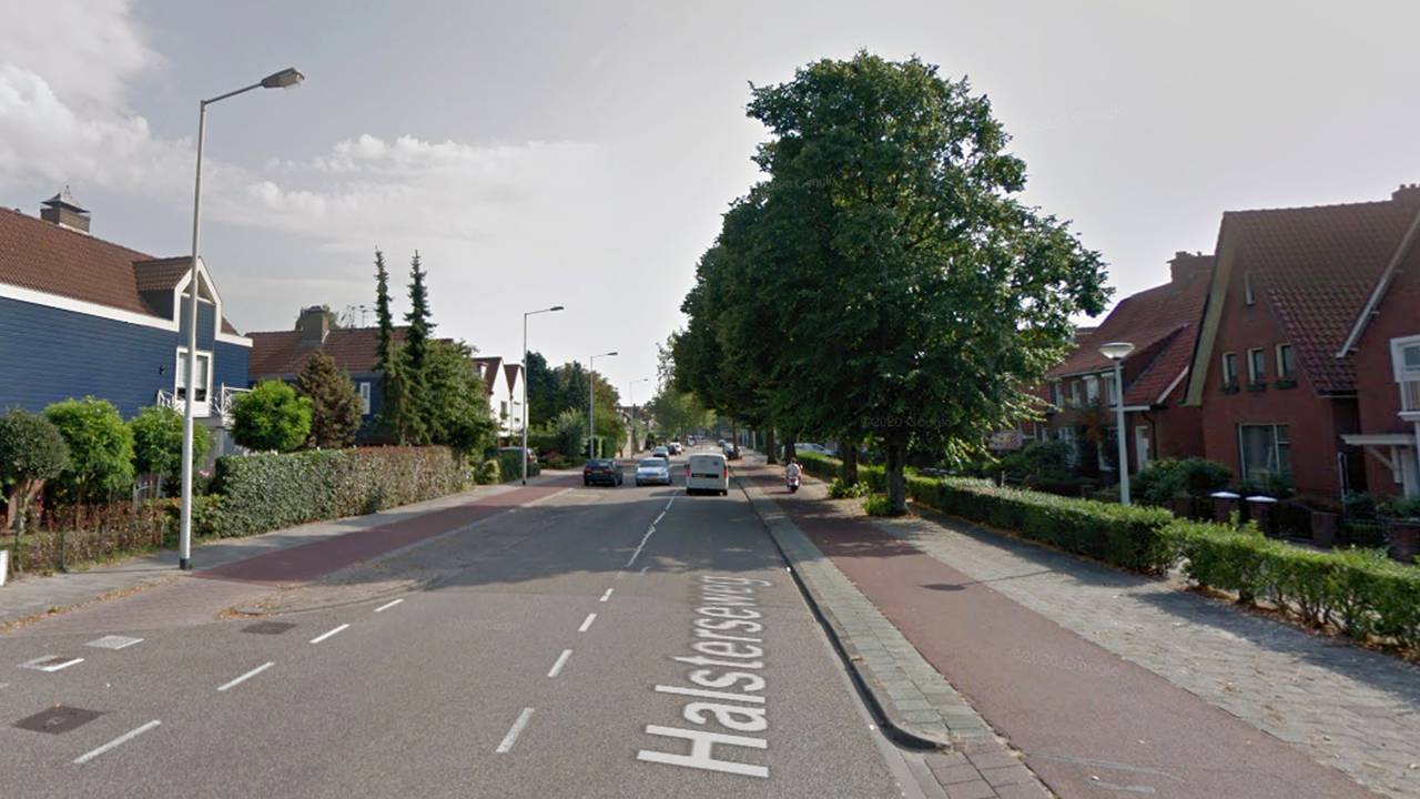 De 88-jarige Van T. vloog achteruit van rechts naar links de weg over. Foto: Google Maps