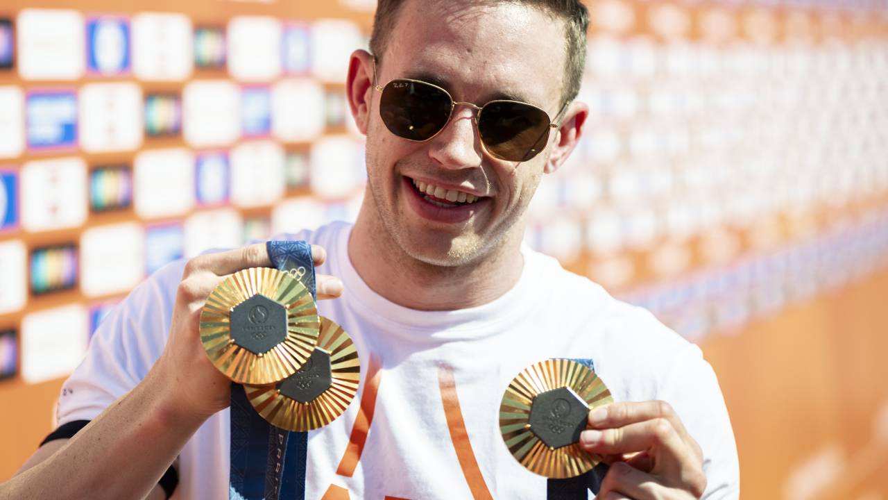 Harrie Lavreysen en driemaal goud: een onafscheidelijke combinatie (foto: ANP).