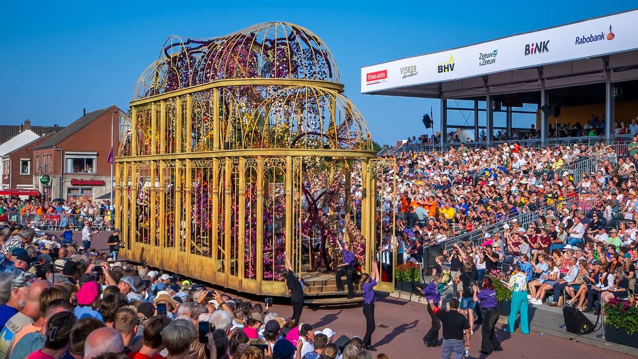De Orangerie zondag in volle glorie tijdens het corso (foto: Iwan van Dun).