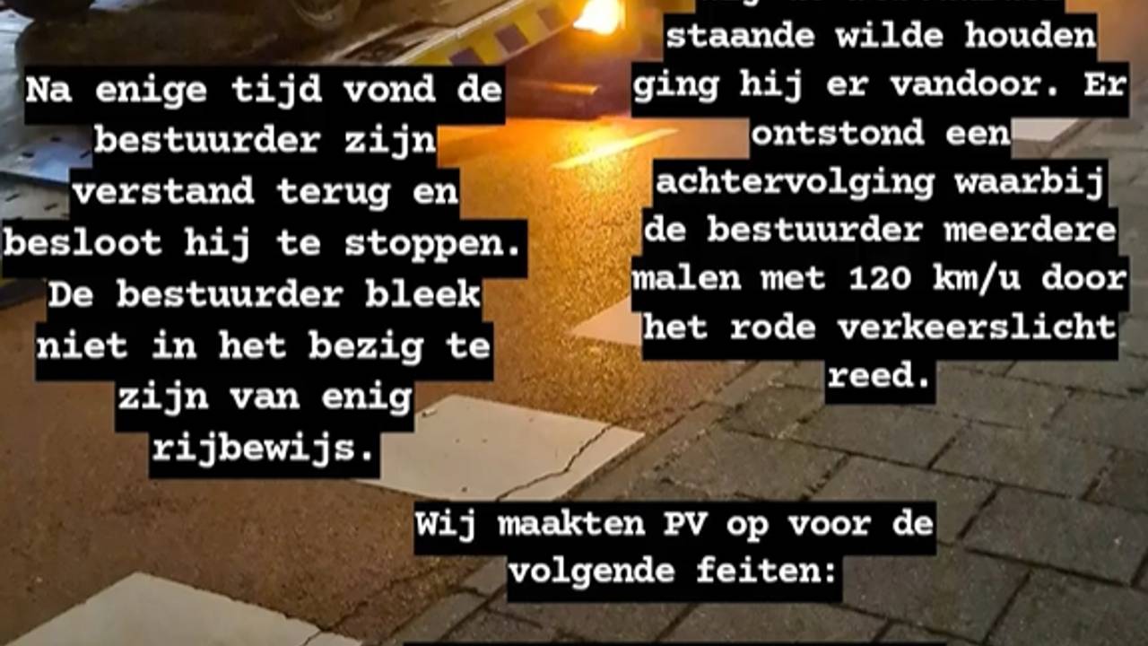 Foto: Instagram politie Markdal