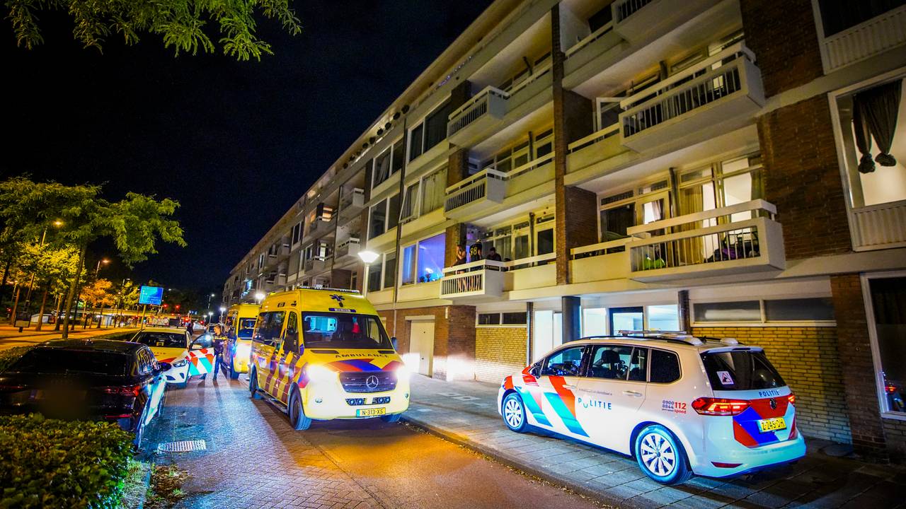 Het flatgebouw waar het echtpaar het met elkaar aan de stok kreeg (foto: SQ Vision).