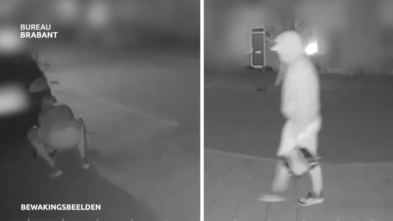 Wie herkent de man die een brandbom onder de taxi hangt? (foto: Bureau Brabant)