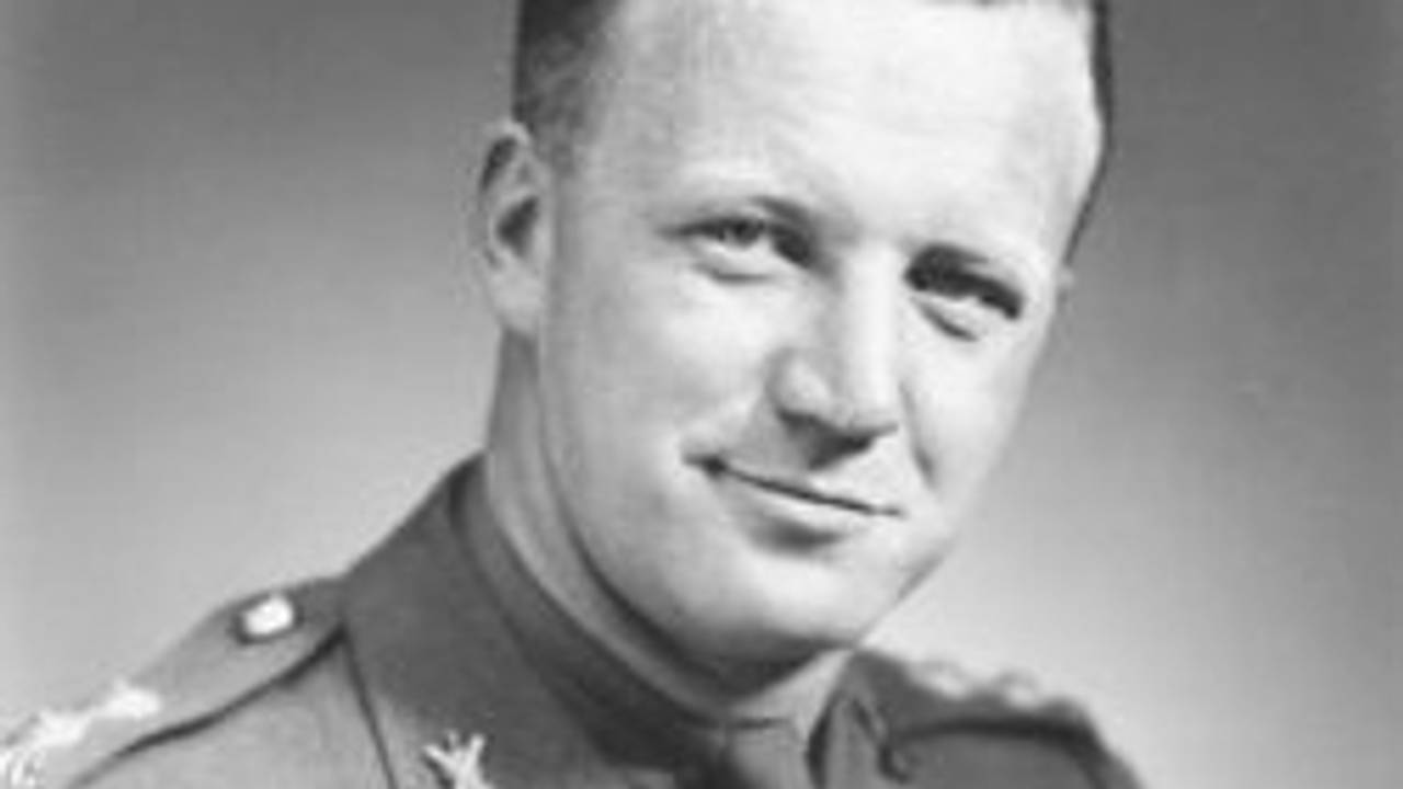 Majoor Robert Slater van de Black Watch, gewond bij Hoogerheide en overleden (foto: archief)