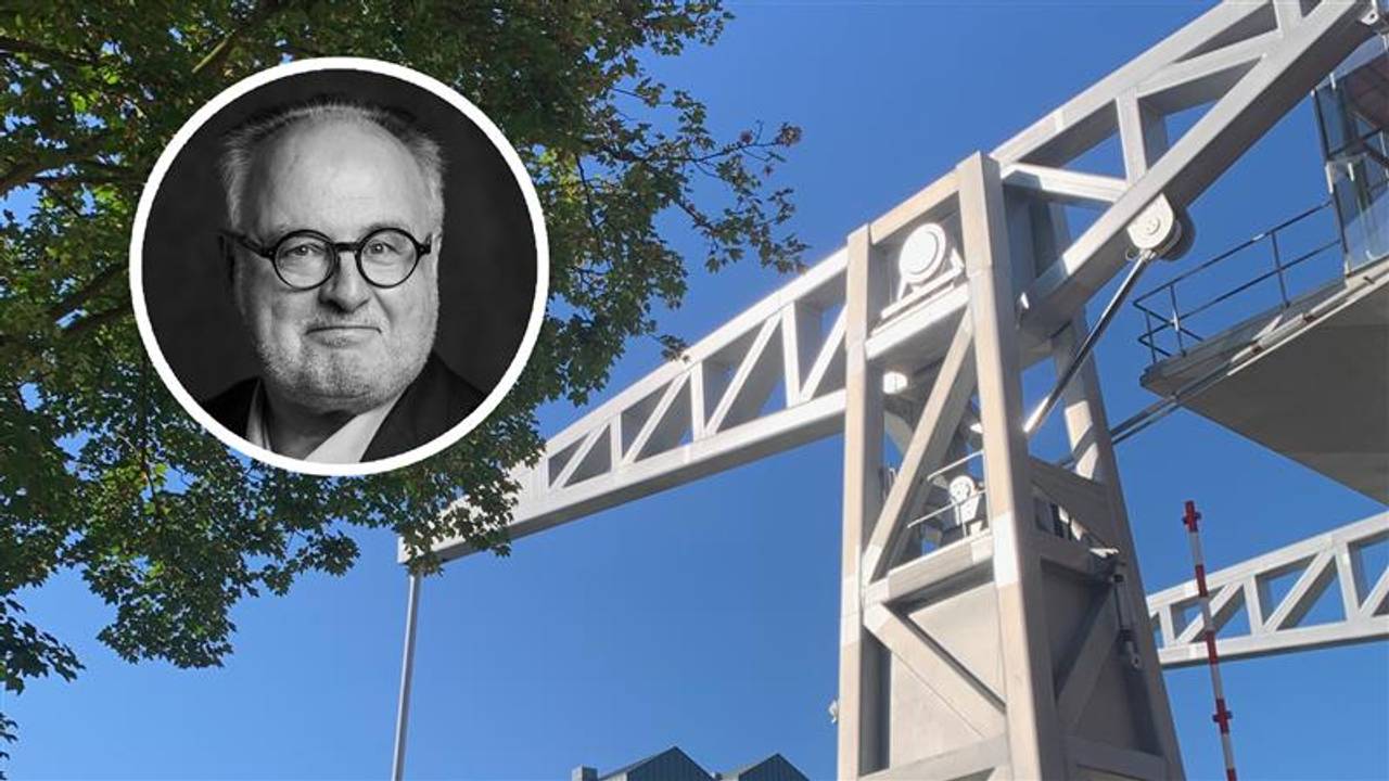 Hobbyfotograaf Peter van den Besselaar en brug bij de Piushaven (Foto's: privé)