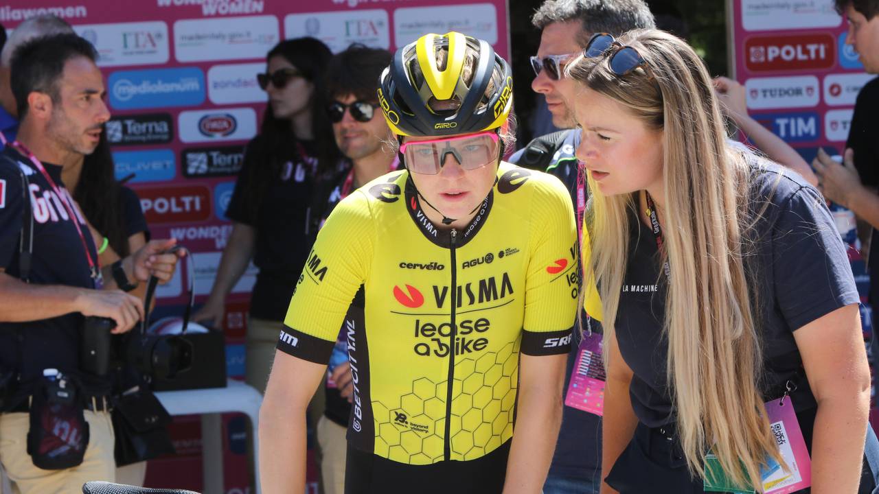 Fem van Empel eerder dit jaar bij de Giro d’Italia (foto: Orangepictures)