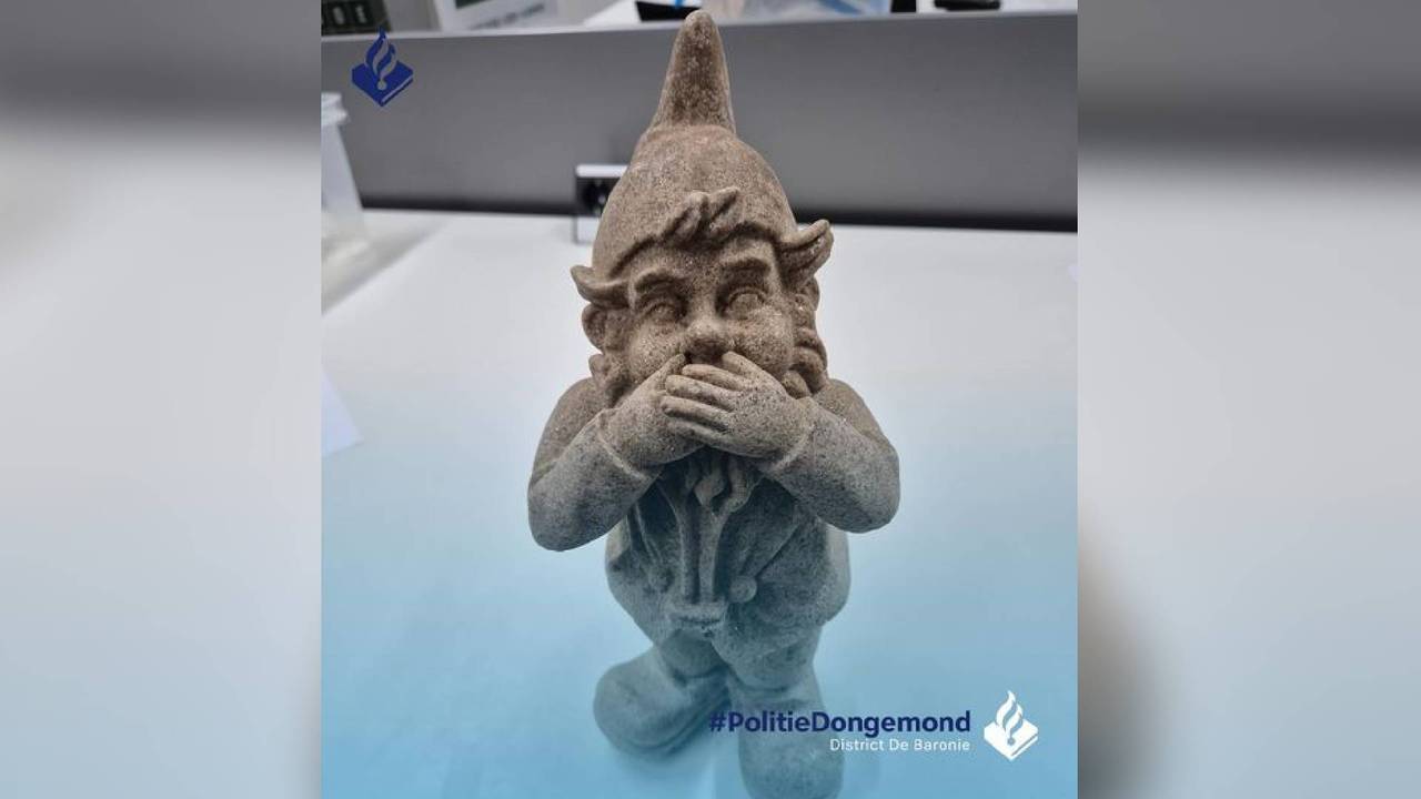 De kabouter van MDMA (foto: Politie basisteam Dongemond).