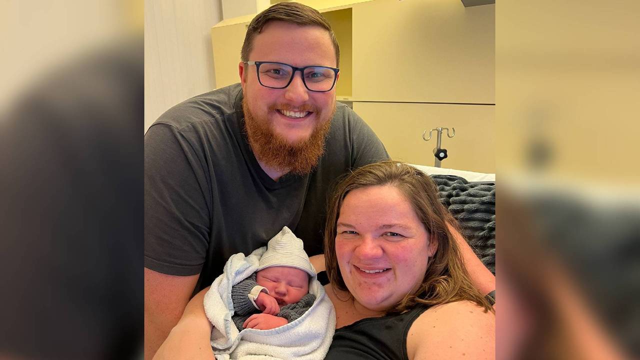 Nick en Mandy zijn de trotse ouders van Flynn.