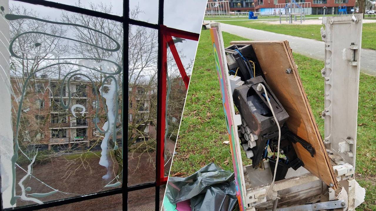 In de wijk Tongelre werd van alles opgeblazen (foto's: Noël van Hooft).